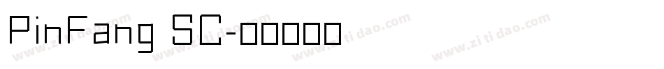 PinFang SC字体转换